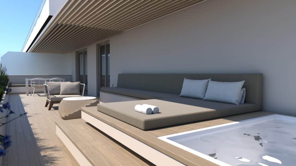 Render para construir una casa